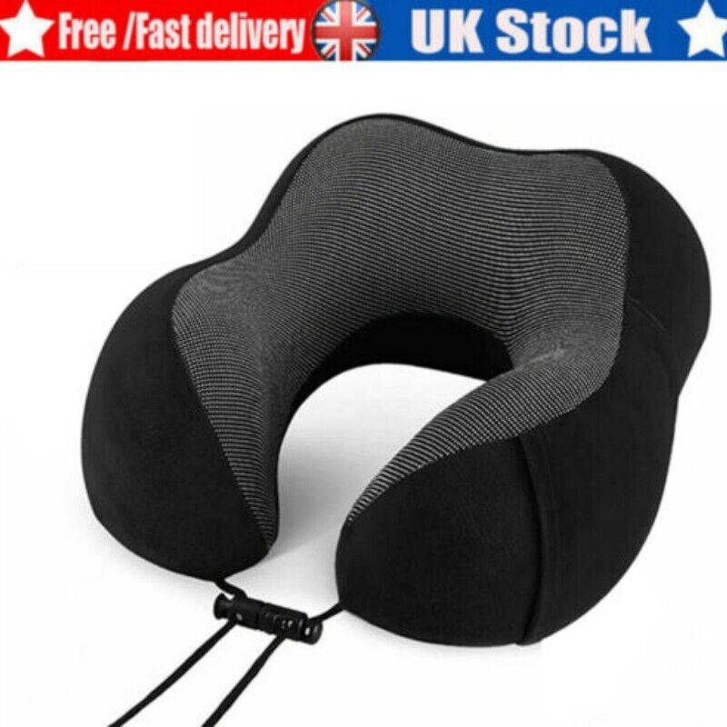 Memory Foam Travel Neck Pillow Set