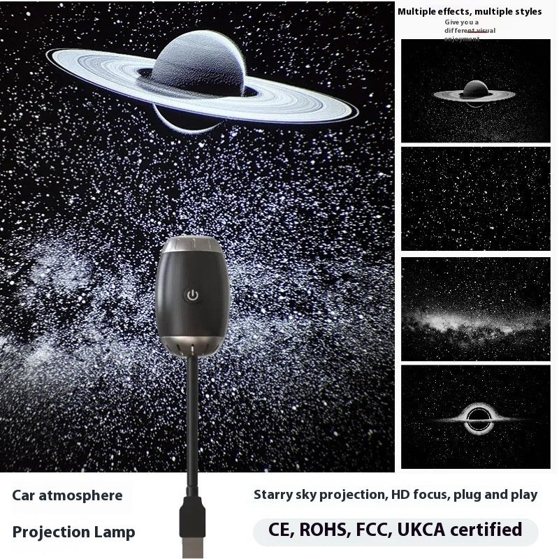 USB Starry Sky Car Projection Lamp