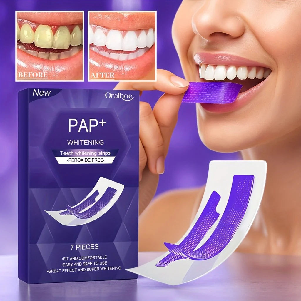 Purple Teeth Whitening Strips