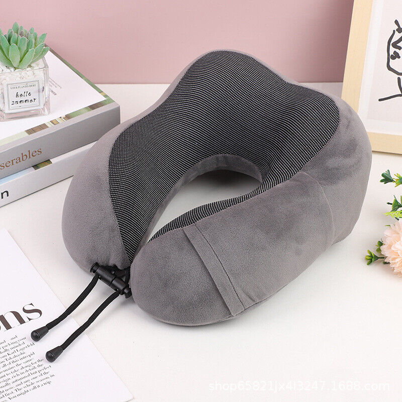 Memory Foam Travel Neck Pillow Set