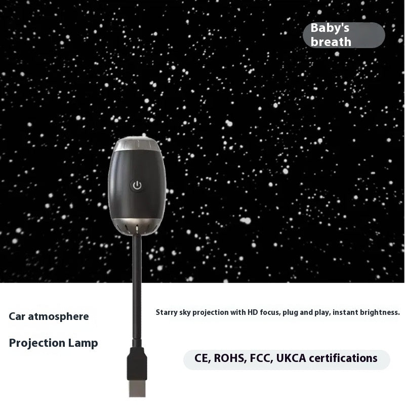 USB Starry Sky Car Projection Lamp
