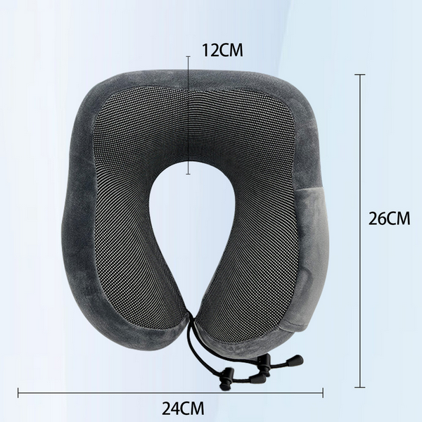 Memory Foam Travel Neck Pillow Set